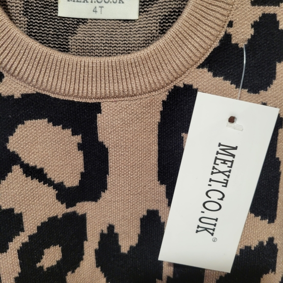 Girl's Leopard print sweater - Picture 5 of 5